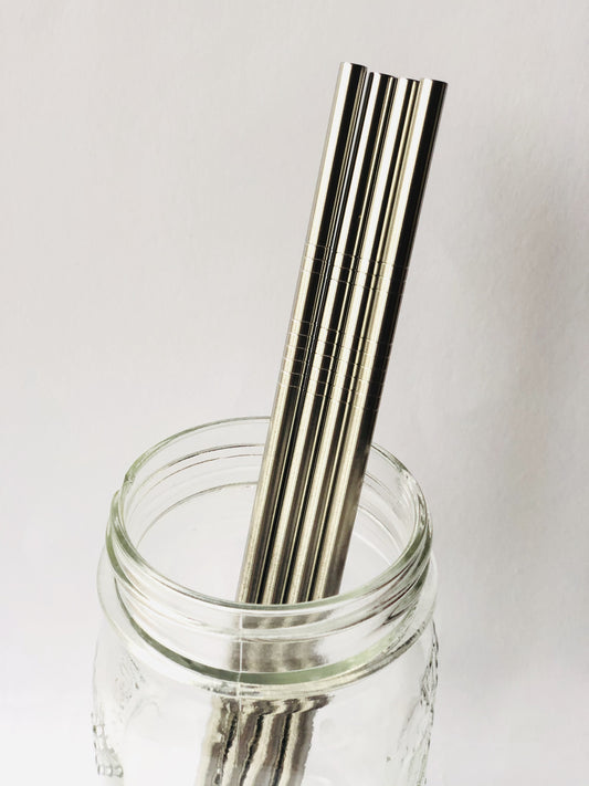 メディカルグレードステンレスストロー（ストレート型）/ Surgical Grade Stainless Steel Straw (Straight)